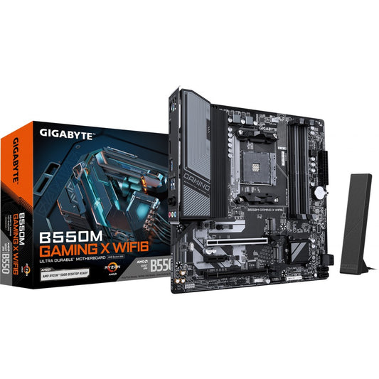 Gigabyte B550M GAMING X WIFI6 AM4 Micro ATX Motherboard
